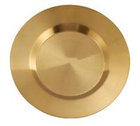 Ciieeo Multi-Functional Stainless Steel Dinner Plate for Picnic BBQ Camping Pasta Serving Salad Western Pasta Dish