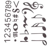 Ciieeo Music Education Toys Magnetic Staff Notes for Whiteboard Classroom Decorations Double-sided Musical Notes Decal for Teachers Fridge Use