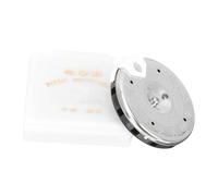 Ciieeo Musical Guitar Tuner with Disc-shaped Design for Violin and Guitar, Silver Abs and Zinc Alloy Material, for Group Performing A Cappella Singing and Chorus, Featuring Ear Training