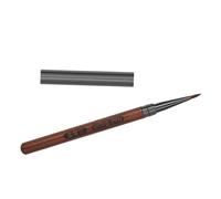 Ciieeo Nail Art Liner Pen Fine Nail Art Pen Sandalwood Handle Triangular Shape Protective Cap Sleek Stylish Design Easy to Use for Salon Use and Home DIY