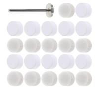Ciieeo Nail Drill Bits Metal and Sponge Material with 50 Grey Round Sanding Discs and 50 Nail Art Sponges for Shaping and Shine Compact Design for Manicures and Professional Salons
