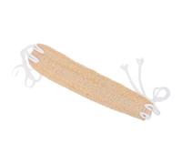 Ciieeo Natural Loofah Sponge Back Scrubber for Men and Women, Beige Bath Body Cleaning Tool with Massage Feature and Easy to Hang Design, Suitable for Chest and Back Exfoliation