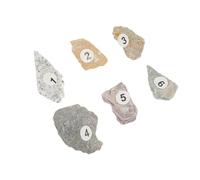 Ciieeo Natural Mineral Stone Specimens for Education Primary School Teaching Collection with Diverse Natural Ore Samples for Science Learning and Display