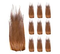 Ciieeo Natural Palm Fiber Tree Bark Sheets with Simple to Cut or Mount Features 10pcs Realistic Brown Bark for Aquarium Decoration and Garden Use for Fish Fry Habitat and Plant Decor