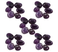 Ciieeo Natural Purple Amethyst Quartz Stones 2-3cm Polished Healing Crystal Gemstones 300g for Feng Shui Decor Vase Fillers Terrarium and Fish Tank Accessories