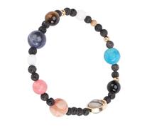 Ciieeo Nine Planets Bracelet Wrist Jewelry Natural Stone for Women and Men, Handmade Easy to Wear with Fashionable Appearance, for Business or Employee Welfare