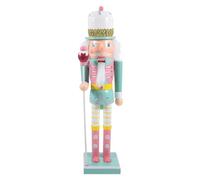 Ciieeo Nutcracker Soldier Figure Christmas Decoration for Home Hotel Restaurant and Shop Creative Xmas Ornament for Vivid Tabletop Decor Turquoise