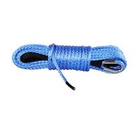 Ciieeo Nylon Tow Strap for Vehicles Professional Electric Winch Rope with High Toughness Heavy Duty Car Trailer Rope for Emergency Towing and Off-road Blue