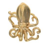 Ciieeo Octopus Brass Cabinet Knobs Vintage Animal Drawer Pulls Nautical Door Handles for Wardrobes and Cabinets Rustic Marine Decor