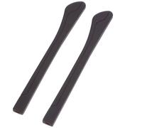 Ciieeo One Pair Brown Silicone Glasses Leg Sleeves Non-slip Replacement Covers for Glasses Temples, Soft and Sturdy Spectacle Frame Protection for Everyday Use