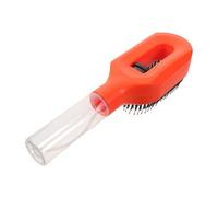 Ciieeo Orange Detangling Brush with Button Mist Spray Design for Hair, Effective Moisturizing and Anti-breakage, Plastic and Nylon Material, Wide Teeth Comb Suitable for Commutes
