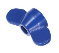 Ciieeo Outdoor Faucet Handle Replacement Butterfly Valve Lever with Smooth Polished Surface, Blue Ball Valve Handle for Utility Faucet and Service Hose Nozzle, Easy Operation for Factory