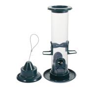 Ciieeo Outdoor Hanging Bird Feeder for Yard and Garden, Plastic Hanging Feeding Tray with Comfortable Hand Feeling, Easy to Use Bird Food Holder Suitable for Lark and Canary
