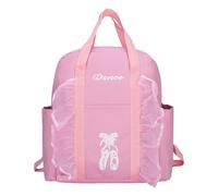 Ciieeo Oxford Cloth Ballet Dance Backpack, School Bag | Adjustable Shoulder Straps, Easy-close Design, Cartoon Ballet Style, Roomy for Stationery and Dancewear