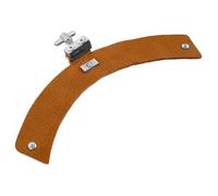 Ciieeo Pads Reduction Metal Noise and Brown with Material Leather Drum Mute for Flexible for Silent Practice Jazz and Practice Sessions