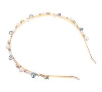 Ciieeo Pearl Crystal Headband Ocean-inspired Detail Bridal Hair Accessories Beach Wedding Headpiece Women’s Mermaid Pearl Crown Hairband