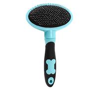 Ciieeo Pet Grooming Brush for Cat and Dog with Stainless Steel Pins and Soft Plastic Handle, Gentle Massage Shedding Tool That Does Not Hurt The Skin, for Removing Loose Hair
