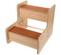 Ciieeo Pet Ramp for Bed and Sofa Non-Slip 2-Tier Dog Stairs Ladder 30cm Tall Small Dog Steps and Cats Indoor Puppy Ramp for Small Pets