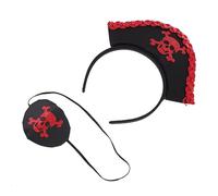 Ciieeo Pirate Skull Eye Mask Headband Adults Boys and Girls Party Costumes Eyepatch Pirate Accessories