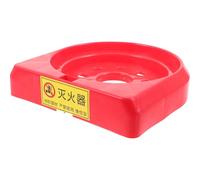Ciieeo Plastic Fire Extinguisher Base Stand Strong Bearing Capacity and Sturdy Plastic Material, Suitable for 3-8kg Powder Fire Extinguishers, for Car Trunk Safety and Secure Mounting