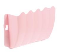 Ciieeo Plastic Guinea Pig Feeding Rack for Rabbit and Small Pets, Practical Pink Feeder Preventing Food Waste and Biting, Easy to Clean Hanging Food Storage Bowl for Cages