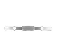 Ciieeo Plastic Suitcase Handle Replacement Part for Trolley System with Secure Locking and Quick Emergency Repair Features, Silver Suitcase Handle Fix for Business and Travel Use