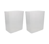 Ciieeo Plastic Trash Can Insert Liner Adaptable Sizing Bucket 2pcs with Non-stick Finish for Truck and Kitchen Trash Can, for Vehicle Interior Umbrella Storage and Secure Bag Placement