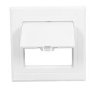 Ciieeo Plastic Wall Access Panel Pipe Cover 100mm X 100mm White for Bathroom Plumbing Inspection and Drywall Access