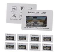 Ciieeo Polarised Lens Test Card for Optical Shops and Retail Outlets 100pcs Portable Quick Polarization Detection and User-friendly Paper Demo Tool for Eyewear and Sunglasses