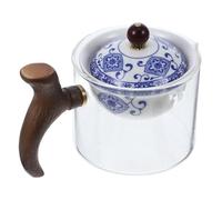 Ciieeo Porcelain Tea Ware Tea Making Pot Vintage Style with Pattern Ceramic Material Smooth Surface Practical Design
