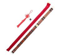 Ciieeo Portable Bamboo Flute in E Tone for Beginners, Lightweight Traditional Chinese Instrument with Accurate Tones and Retro Style, Flute for Kids and Adults to Learn and Play