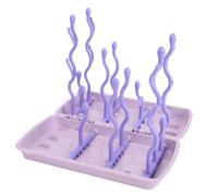 Ciieeo Portable Bottle Drying Rack Pp Folding Pegs for Bottles