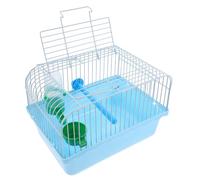 Ciieeo Portable Clean and Box Easy to Water Perch Dispenser Food with Carrier Cage for Store Random Color Bird Lovebirds Birds for Travel and Outdoor Adventures