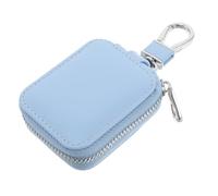 Ciieeo Portable Earbud Case with Clip Chic PU Organizer for Earphones USB Cables Accessories Shock Resistant Storage Bag for Travel Everyday Use Impact Protection