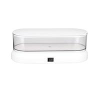 Ciieeo Portable Eyeglasses Cleaner Jewelry Clean Machine Compact Abs Small Items Cleaner Lightweight with 2 X Aaa Battery Suitable for Home Use