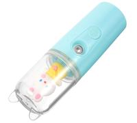 Ciieeo Portable Facial Steamer 35ml Handheld Face Mister Mini Humidifier for Sinus Relief and Skin Hydration with Green Doll Design, Professional Facial Beauty Tool for Home Use