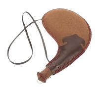 Ciieeo Portable Leather Bota Bag Vintage Water Pouch for Wine Storage Ancient Tanned Leather Canteen for Historical Adventures and Outdoor Activities