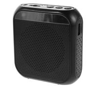 Ciieeo Portable Mini Voice Amplifier Speaker System with Microphone for Teachers, Classroom Microphone for Teaching and Speaking, Black Recording Version, Personal Amplifier for Speech