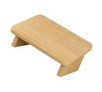 Ciieeo Portable Non-Slip Footstool for Office and Home Ergonomic Foot Rest to Leg Stress Stable and Lightweight Pedal Stool for Under Desk Use Oak Color