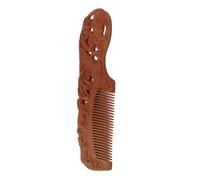 Ciieeo Portable Peach Wood Hair Comb Massage Function for Improving Blood Circulation, Brown Wooden Hairdressing Comb Suitable for Personal Grooming and Relaxation