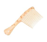 Ciieeo Portable Wide-tooth Detangling Comb Hair Pick Comb Plastic Easy Knot Removal Will Not Scratch Scalp for African Hair Daily Use