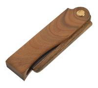 Ciieeo Portable Wooden Asian Hair Comb with Ox Horn Material for Men, Lightweight and Compact Beard Comb Suitable for Travel Hair and Beard Grooming