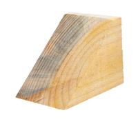 Ciieeo Portable Wooden Wheel Chock for Rv and Large Trucks, Anti-slip Tire Chocks with Triangle Block Design, Sturdy Parking Stopper for Travel Trailers and Motorcycles