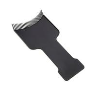 Ciieeo Professional That Creates Strong Base for Painting 2pcs Black Hair Dying Board with Teeth Curved Abs Hair Coloring Tool for Salon and Home Use