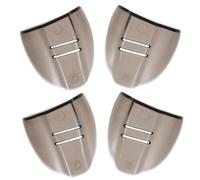 Ciieeo Protective Side Shields Easy to Install Tpu 2 Pairs Brown for Glasses, Lightweight and Slip-on Wing Shaped Eyewear Guards, for Lab and Outdoor Eye Protection