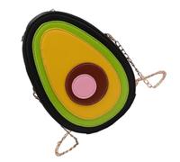 Ciieeo PU Shoulder Bag with Chain Strap Creative Fruit Shape | Zipper Closure, Reasonable Space Layout, Shopping and Work Use, Alloy Details, Lovely Style Color