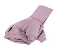 Ciieeo Purple Cotton Dog Hoodie Sweatshirt for Small Pets, Soft and Comfortable Warm Outfit for Daily Wear and Autumn Cold Days, Suitable for 0.5-4kg Dogs