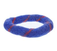 Ciieeo Purple Wool Felt Tibetan Singing Bowl Cushion Pad, Practical and Sturdy Circle Prayer Bowl Mat with Delicate Vintage Design, for Meditation and Sound Therapy