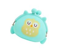 Ciieeo Purse Colour Coin Owl Mini Cartoon Silicone Wallet Kawaii in Items Green Store Small and Cards, Pouch with Vivid Candy Jelly Material for Women