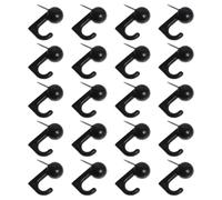 Ciieeo Push Pin Hooks Multi-Purpose Drawing Pins 50Pcs for Cork Board Wall Tacks Map Marking Photo Fixing in Office Home Classroom